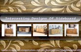 Interesting designs of sideboards