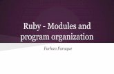 Ruby - modules and program organization