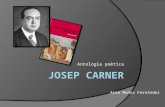 Antologia poètica de Josep Carner
