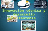 Innovaciones tecnicas y desarrollo sustentable