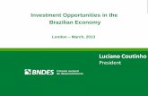 Investment opportunities in the brazilian economy (Oportunidades de investimento na economia brasileira) - Luciano Coutinho