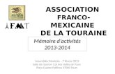 Mémoire d'activités de l'AFMT 2014
