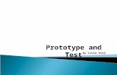 Prototype e teste