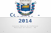 Concurso Prefeitura de Corinto em Minas Gerais- 2014