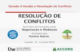 Resolução de Conflictos: Sessão 4 - Arvore do Conflito