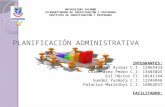 Presentación planificación administrativa