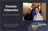 Vincentian Collaboration: Tips and practical examples