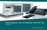 Téléphonie IP &  communications unifiées : Catalogue de produits innovaphone 2015/16 (FR)