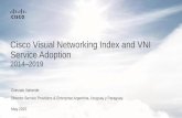 Cisco Visual Networking Index and VNI Service Adoption 2014–2019 - Argentina