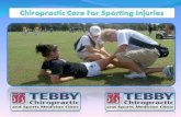 Chiropractic care for sporting injuries