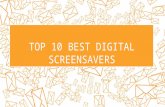 Top 10 Best Digital Screensavers