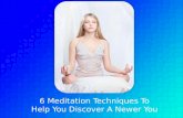 Meditation tools and techniques