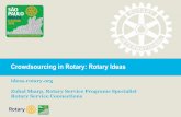 Crowdsourcing In Rotary
