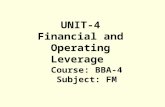 Mba 2 fm u 4 operating and financial leverage,management of working capital