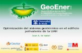 Optimización del sistema geotérmico en el edificio polivalente de Universidad de Alcalá Geoener 2012