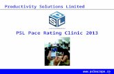 PSL Pace Rating Clinic 2013