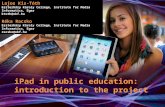 Racsko Réka-Kis-Tóth Lajos: iPad in public education:  introduction to the project. Agira Media 2014. október