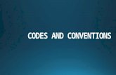 Codes and conventions part 1
