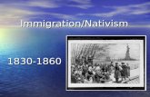 Immigration And Nativism Presentation Final