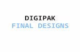 Digipak Final Designs