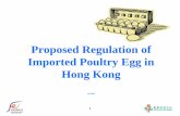 Proposed Regulation for Imported Poultry Egg in Hong Kong_2015