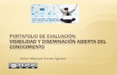 Portafolio de evaluación: visibilidad y diseminación
