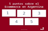 5 puntos sobre el Ecommerce en Argentina