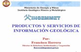 PRODUCTOS Y SERVICIOS DE INFORMACIÓN GEOLÓGICA