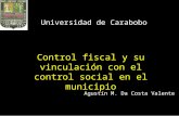 Foro control fiscal y  vinculacion con el control social en el municipio f