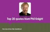 Top 20 quotes from Phil Knight
