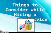 Things to Consider while Hiring a Cleaning Service