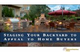 Staging Your Backyard to Appeal to Home Buyers