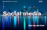 Social Media - Bart van der Kooi - Symposium NHL Hogeschool