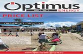 June Optimus Energy Wholesale Solar Price List