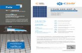 CSUN Tier 1 Solar Modules Datasheet