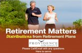 Providence Wealth Partners - Distributions from retirement plans