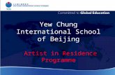 Yew Chung International School of Beijing - Artist in Residence Programme