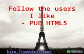 Follow the users I like - PUB HTML5