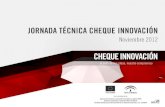 Presentación Cheque Innovación. Jornadas noviembre 2012