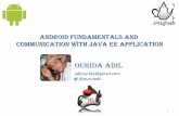 Android fundamentals and communication with Java EE Application