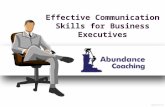 View the Effective Communication Skills for Business Executives by Abundance Coaching
