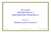 Matematika terapan week 4