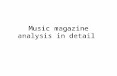 Music magazine analysis in detail q
