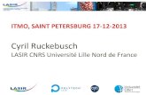 Cyril Ruckebusch LASIR CNRS Université Lille Nord de France