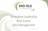 WLA 2015 Innovative Leadership Bootcamp: Idea Management