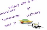 Palpap erp @ppg institute of technology