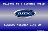 Kleenol Nigeria Limited - Company Profile