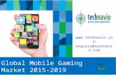 Global Mobile Gaming Market 2015-2019