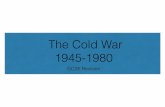 Cold War Revision - AQA B History GCSE