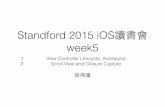 Standford 2015 week5: 1.View Controller Lifecycle, Autolayout 2. Scroll View and Closure Capture